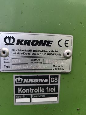 Krone Easy Cut B 1000 CV
