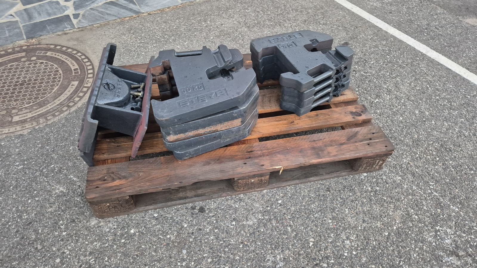 Steyr 300kg Front-Ballastgewicht f. Serie 900/9000 3