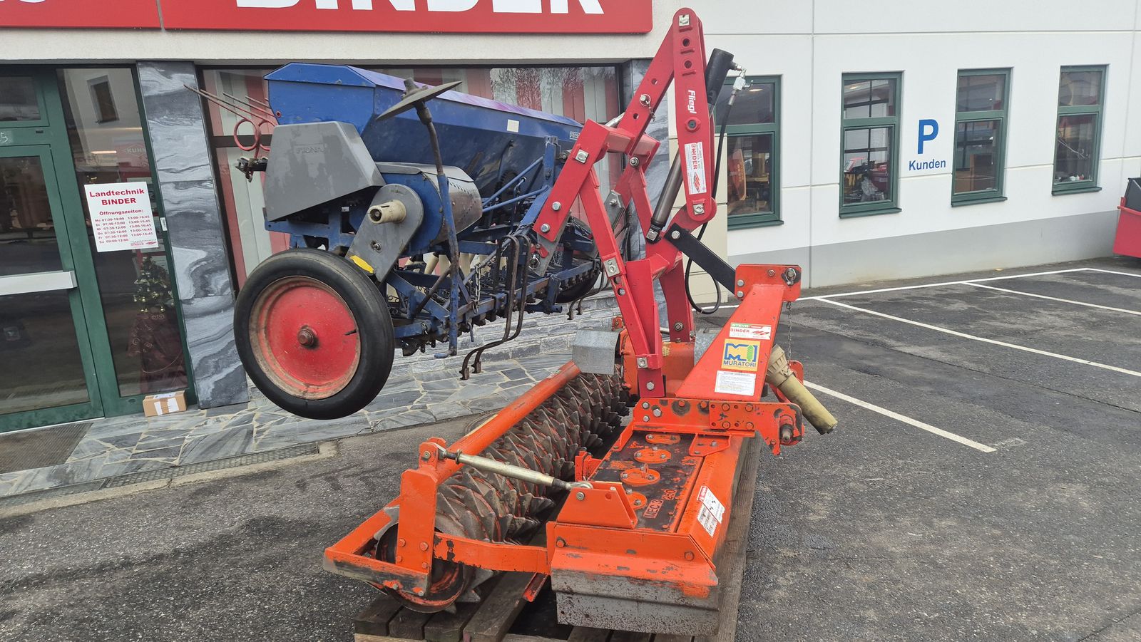 Muratori MEC3 250 + PW+HH + FIONA Sämaschine 3