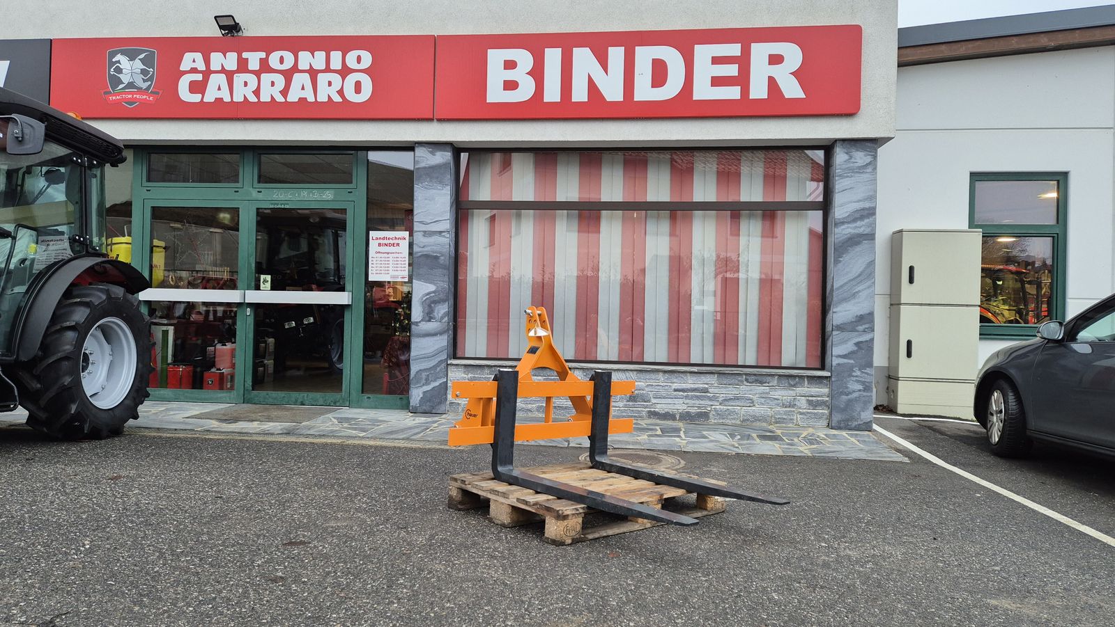 Hauer Dreipunkt Palettengabel 1100 1