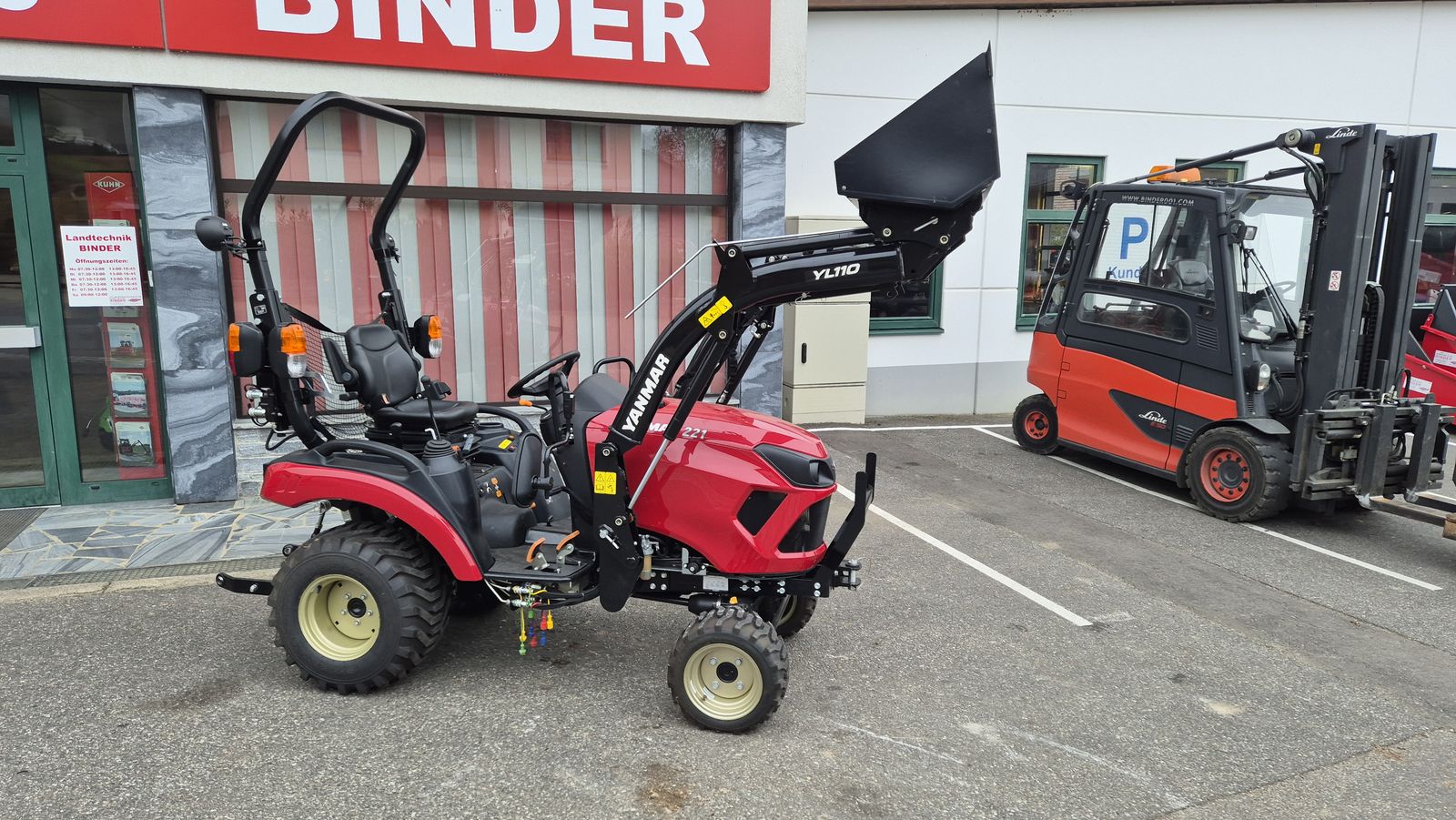 Yanmar Y 221 + Frontlader 3