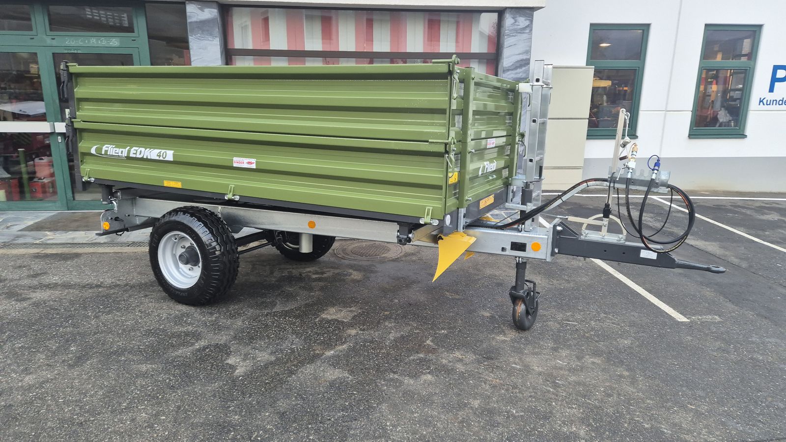 Fliegl Einachs-Dreiseitenkipper EDK 40 2