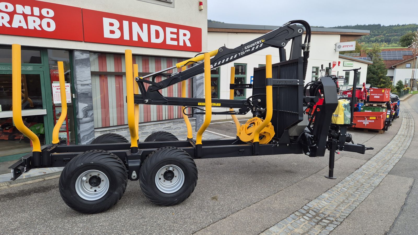 Country H110D 11to+ K720 PRO 7,20m + 4-Rad Bremse hydr. 3