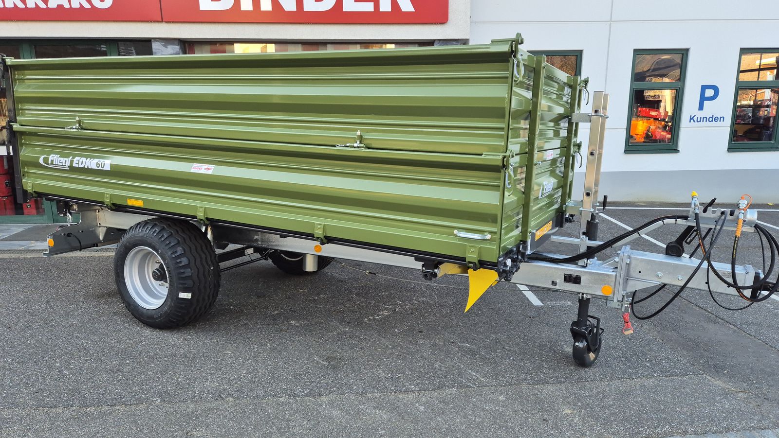 Fliegl Einachs-Dreiseiten-Kipper EDK 60  2