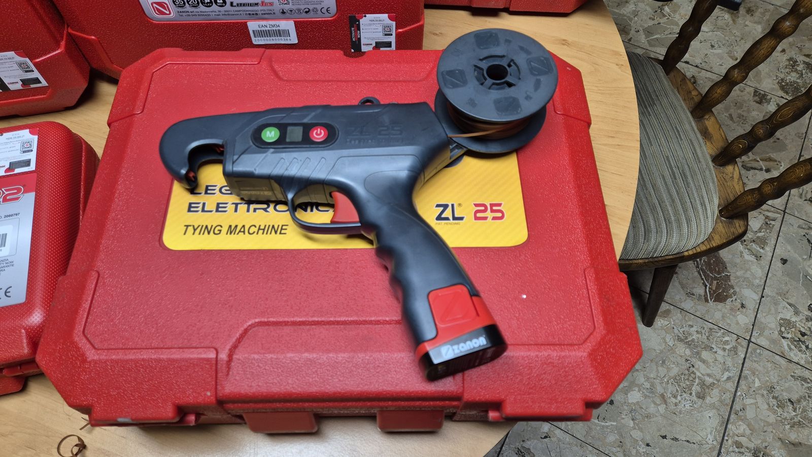 Zanon Bindegerät ZL 25 + AkkuSchere ZM 22 WINTERAKTION 3