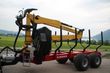 A. Moser MHD-14 Forstanhänger mit Profi-Kran MKZ-9