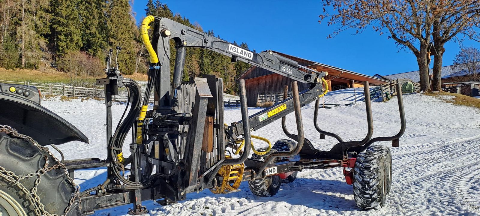 Igland Igland 380 Lenkachse mit Kran 32-63s 2