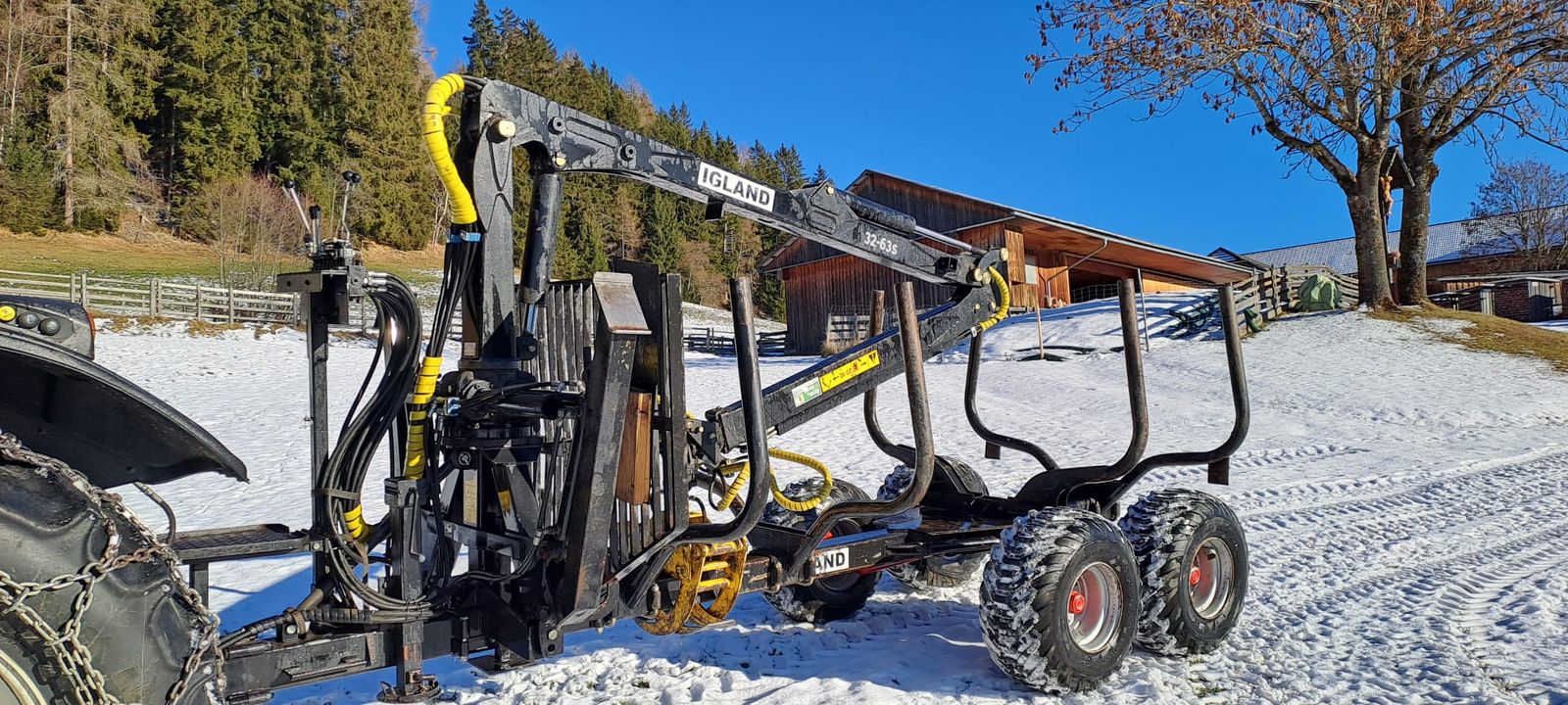 Igland Igland 380 Lenkachse mit Kran 32-63s 3