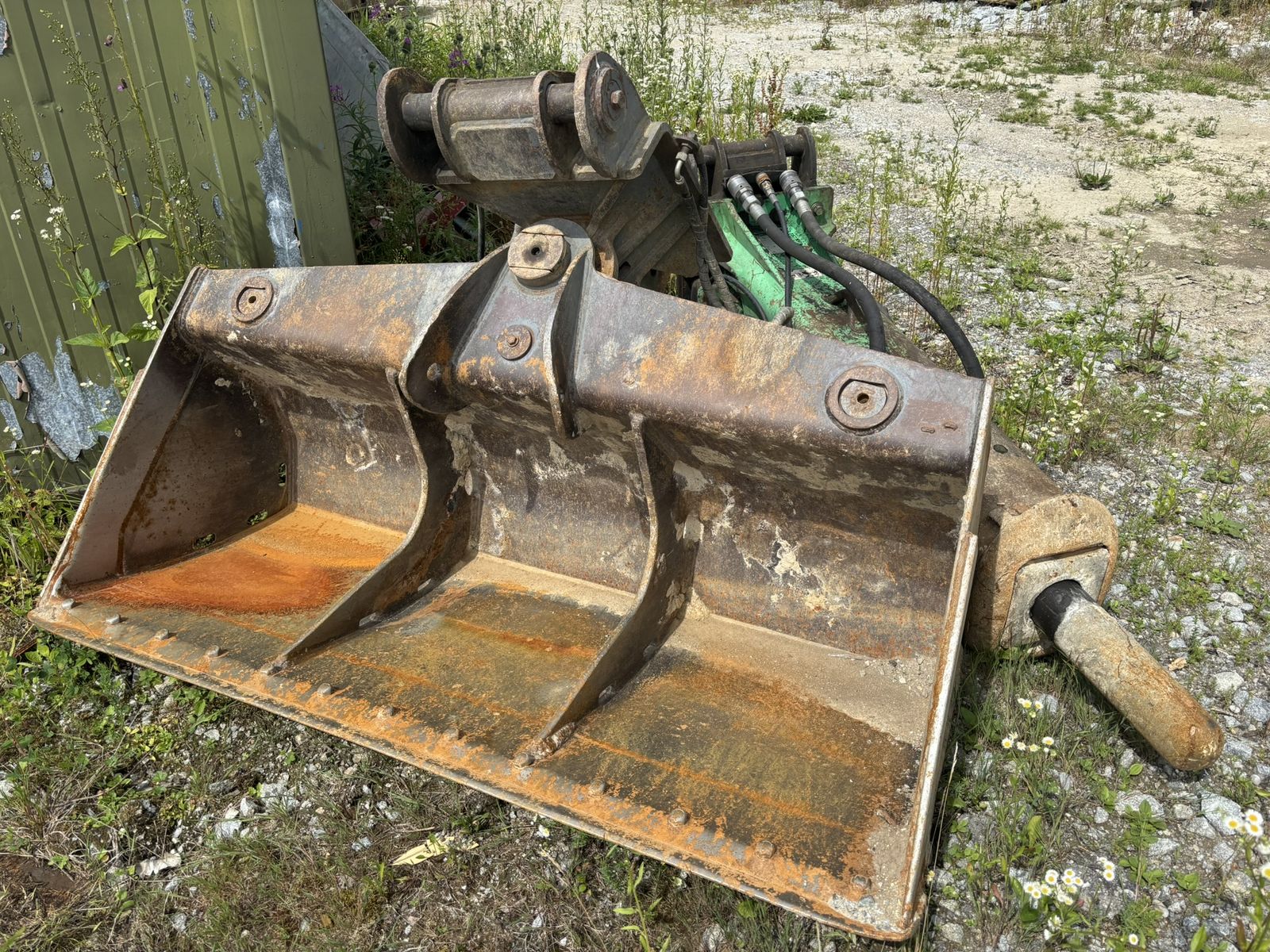 Baustellenzubehör, Baggerlöffel, PKW Anhänger, S 3