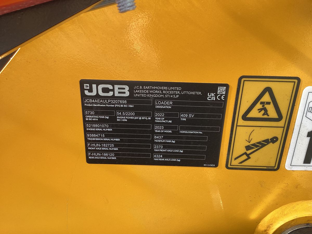 JCB 409 Kompaktradlader StufeV 2