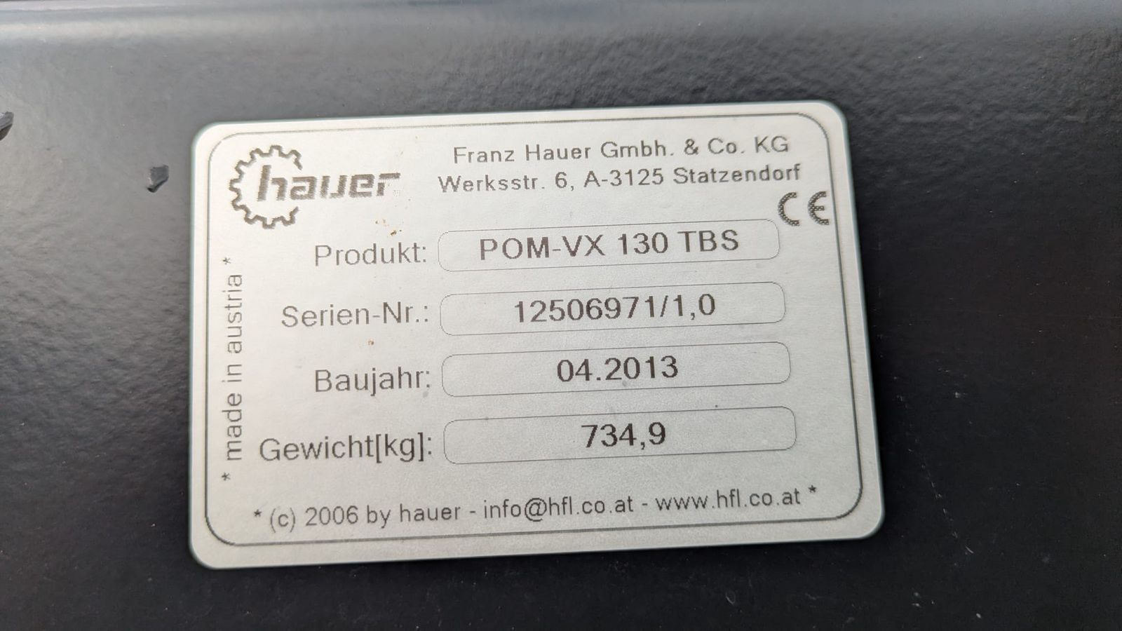 Hauer VX 130 3