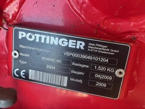 Pöttinger Novadisc 900 3
