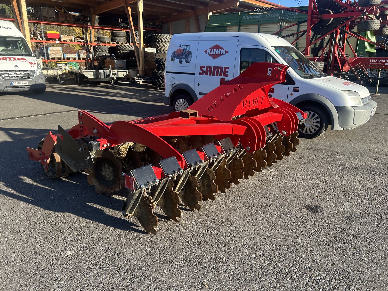 DEXWAL Mamut Scheibenegge 300cm 2