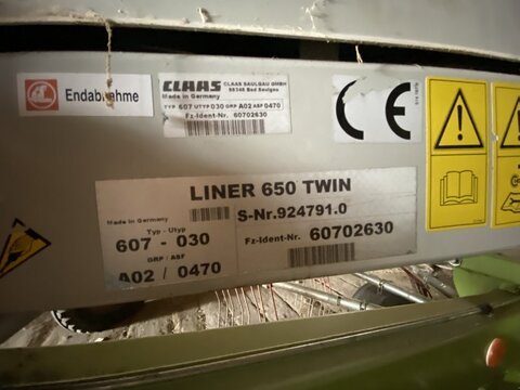 CLAAS Liner 650 Twin PREIS REDUZIERT !!!