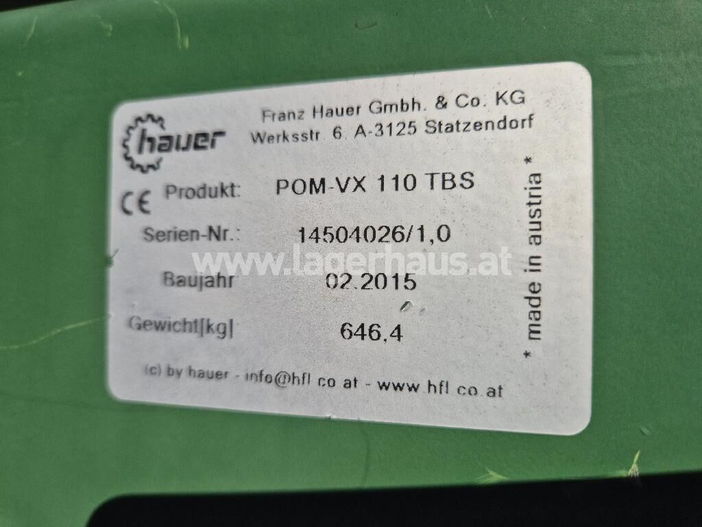 Hauer POM VX 110 2