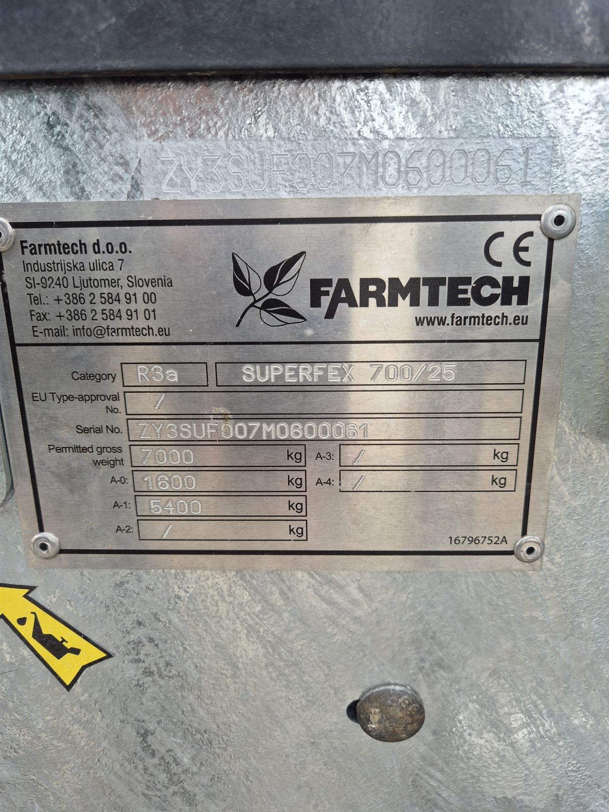 Farmtech SUPERFEX 700 3