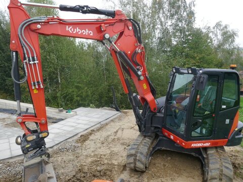 Kubota KX 080-4 - 8,4 to - 4,6m Grabtiefe - Verstellaus