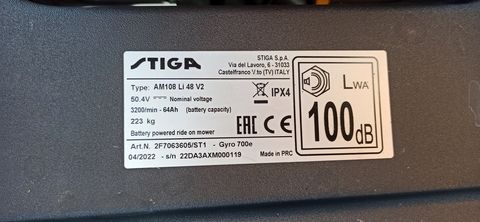 Stiga Gyro 700e
