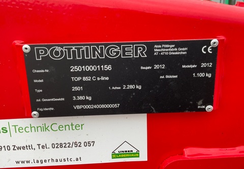 Pöttinger Top 852 C s-line