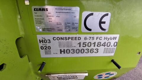 Claas Conspeed 6-75 Hybridwalzen 