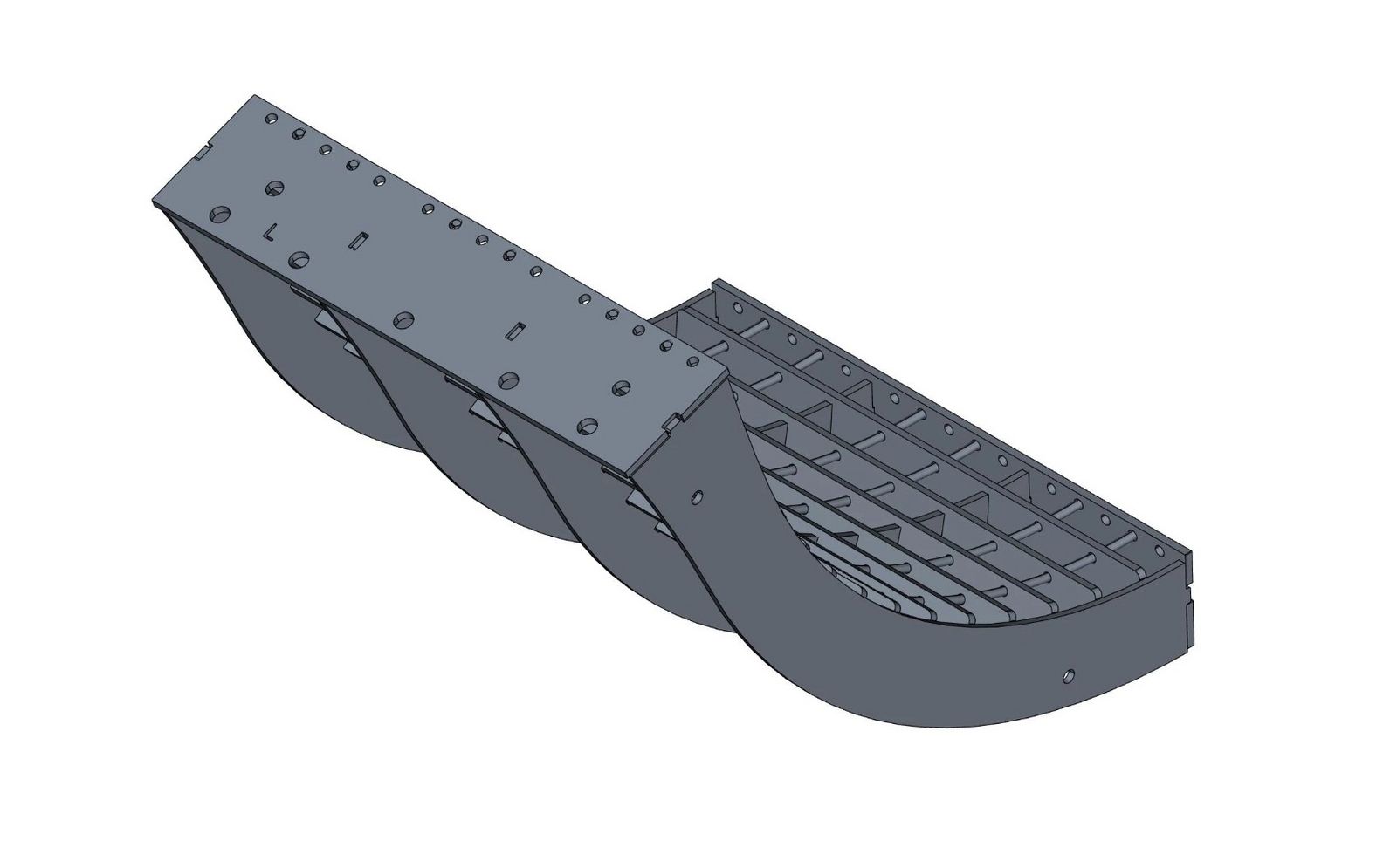 Case IH Dreschkorb Large Skip Wire links 2