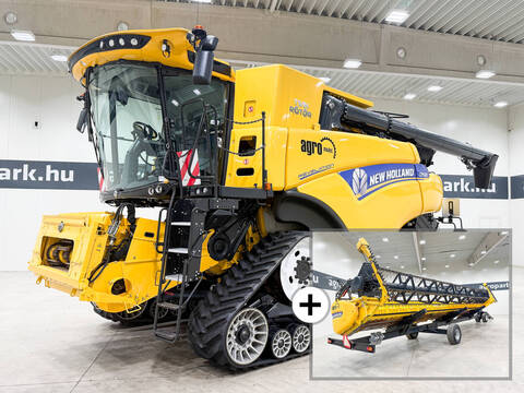New Holland CR9.80 SmartTrax 4WD rotary combine, 10.7 m head