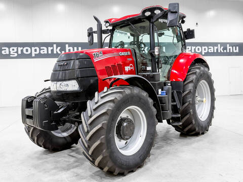 Case IH Puma 165 tractor, 19/6 Powershift 50 km/h, front