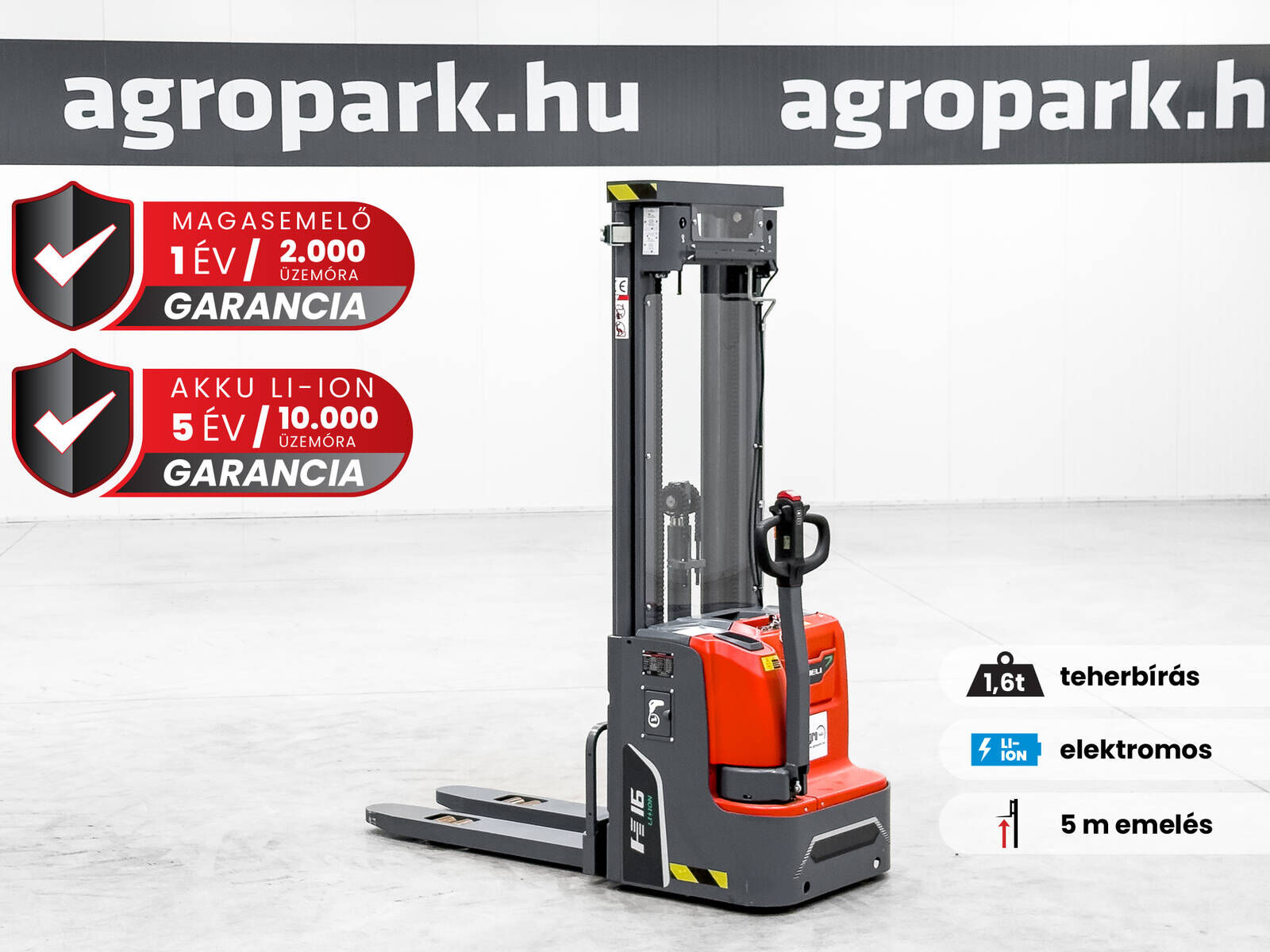 Heli CDD16-A2LIH 1,6 Tonnen Hochleistungs-Li-Ionen-El 1