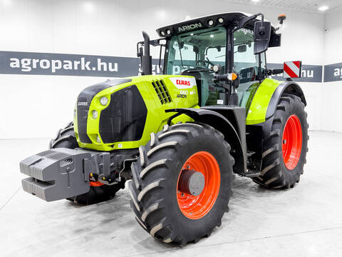 Claas Arion 660 CMATIC 50 km/h, axle suspension, cab s