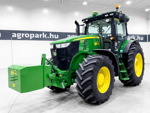 John Deere 7230R tractor, CommandQuad 50 km/h, full AutoTra