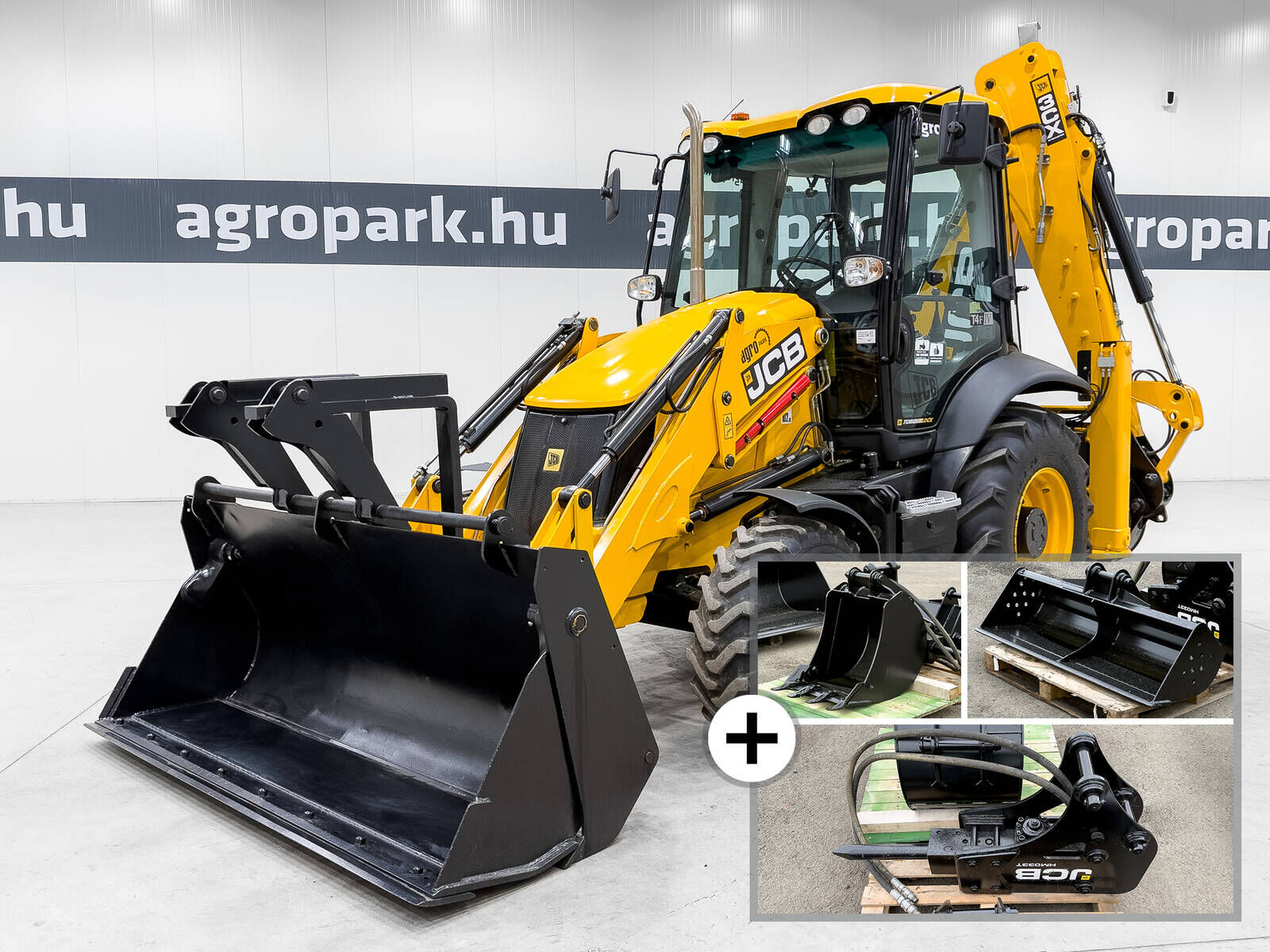 3CX Eco Sitemaster backhoe loader, 92 hp, air co 1