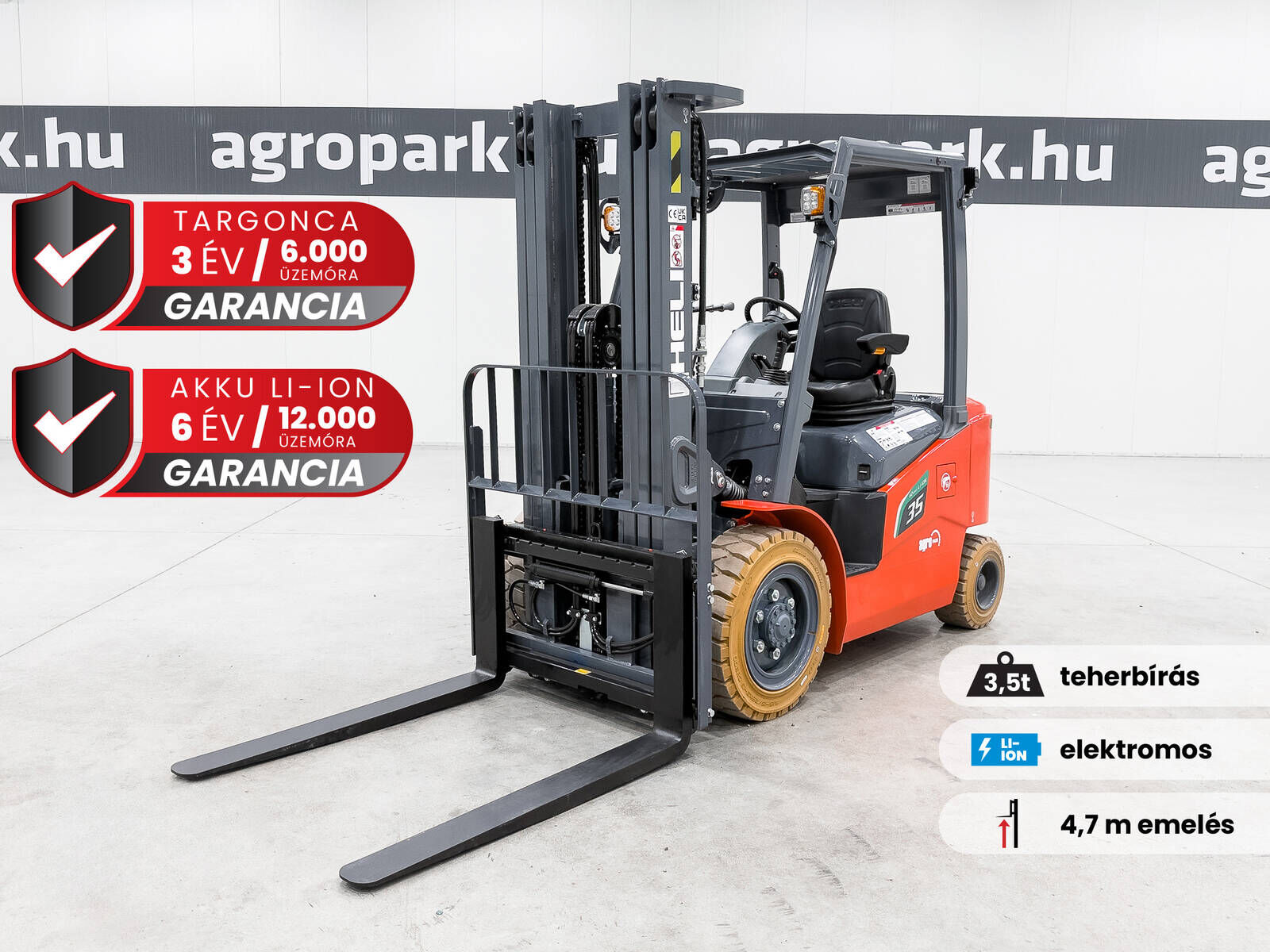 Heli CPD35-GB2LI-M G2-M, 3,5 Tonnen Li-Ionen-Elektros 1