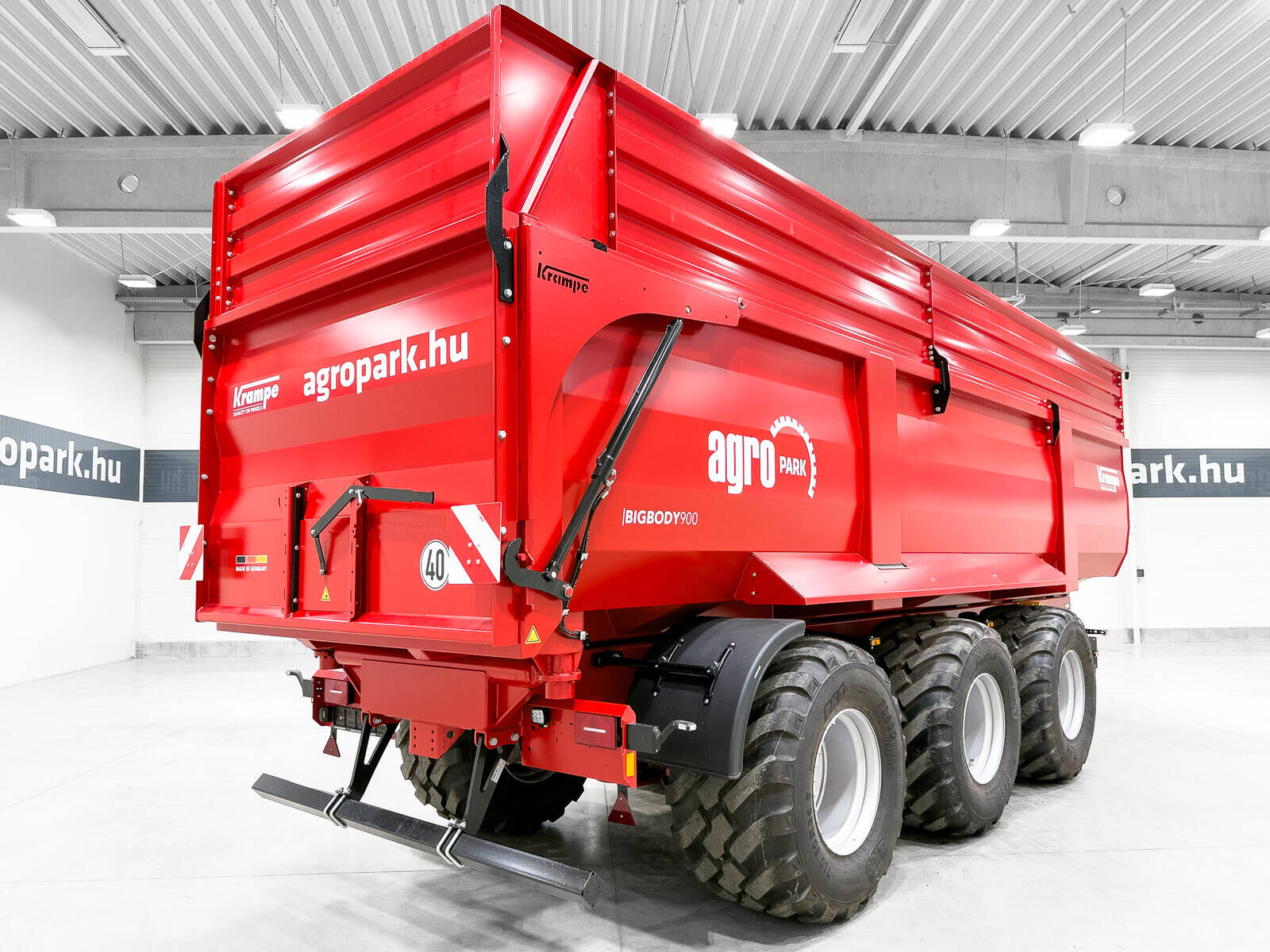 Krampe Big Body 900 (BB 900) 28 tons capacity, 46,1 m3, 3