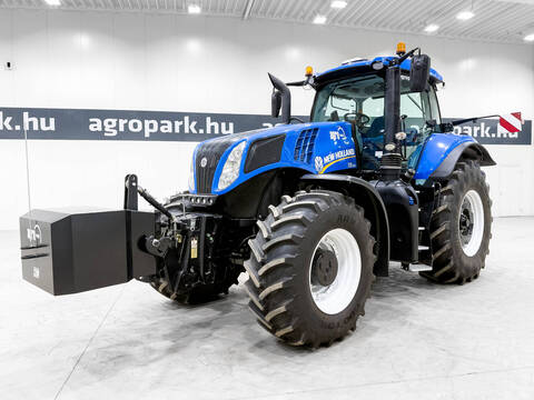 New Holland T8.380 Ultra Command 19/4 50 km/h, axle suspensi