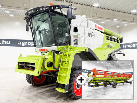 Claas Lexion 780TT 4WD 10.8 m V1080 Vario header, trol
