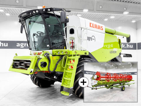 Claas Lexion 650 APS 4WD combine, 6 straw walker, C660