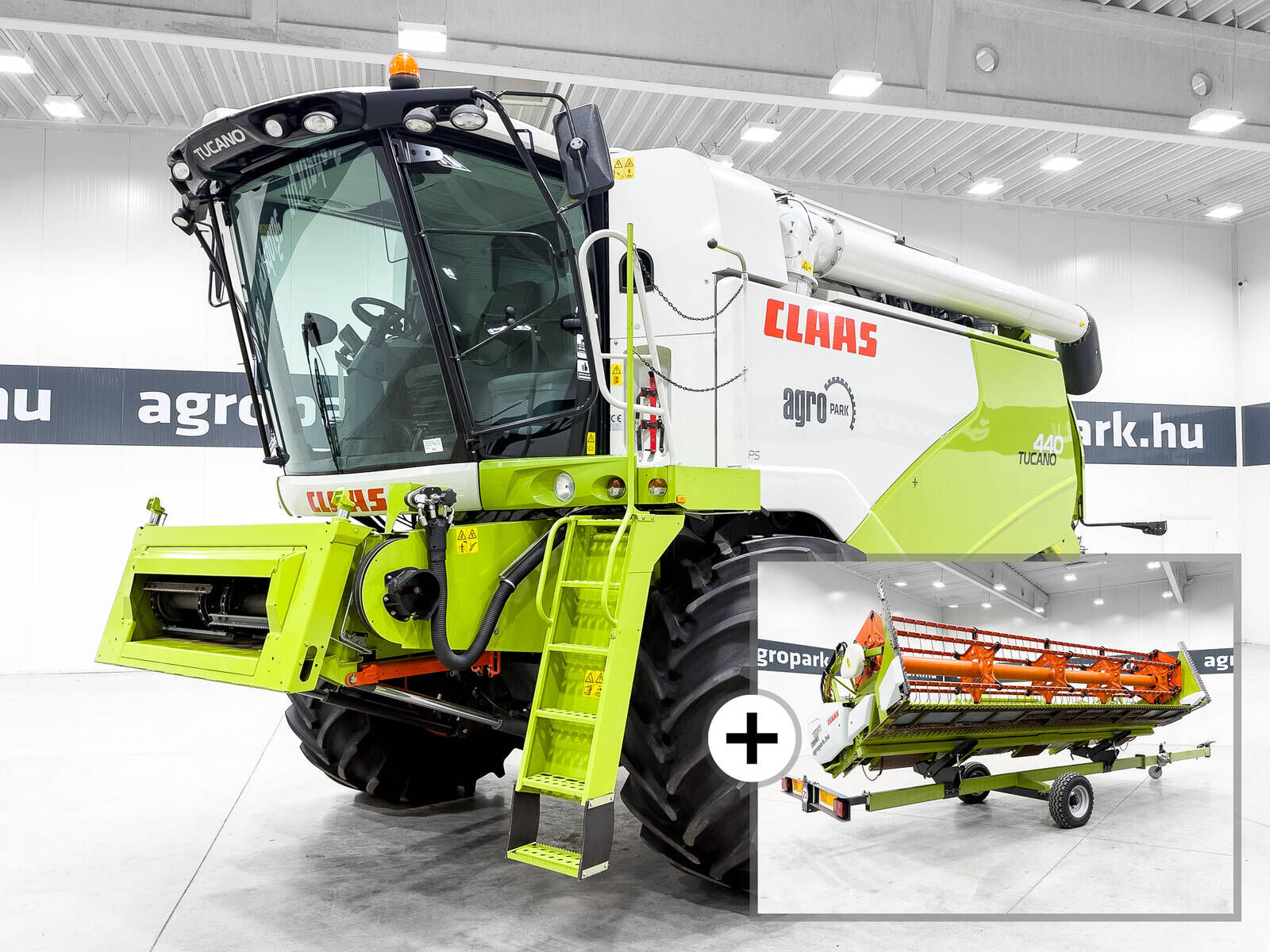 Claas Tucano 440 APS combine harvester with 6,2m heade 1