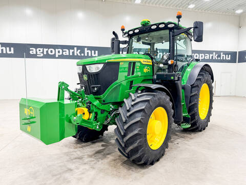 John Deere 6R 195 AutoPower IVT 50 km/h, front axle and cab