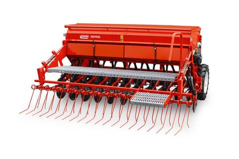 Gaspardo Nina 400 seed drill, 4 m working width, 1050 lit