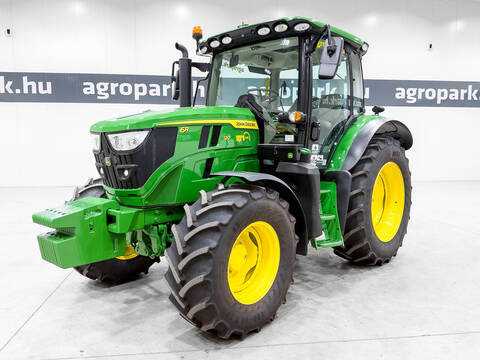 John Deere 6R 120 AutoQuad transmission, front axle suspens