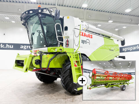 Claas Tucano 570 4WD APS Hybrid rotor system, 6.6 m V6