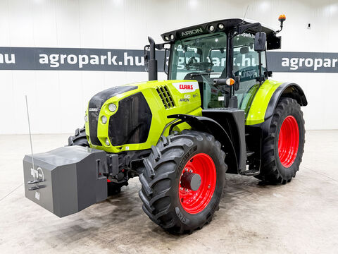 Claas Arion 610 Hexashift 24/24 50 km/h, front axle su