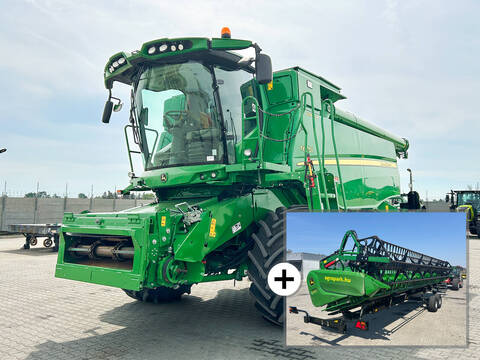 John Deere T670i Hillmaster 6 straw walker, 9.15 m 630X Var