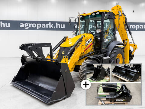 JCB 3CX Eco Sitemaster backhoe loader, 92 hp, air co