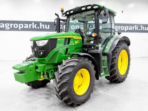 John Deere 6R 120 AutoQuad transmission, front axle suspens