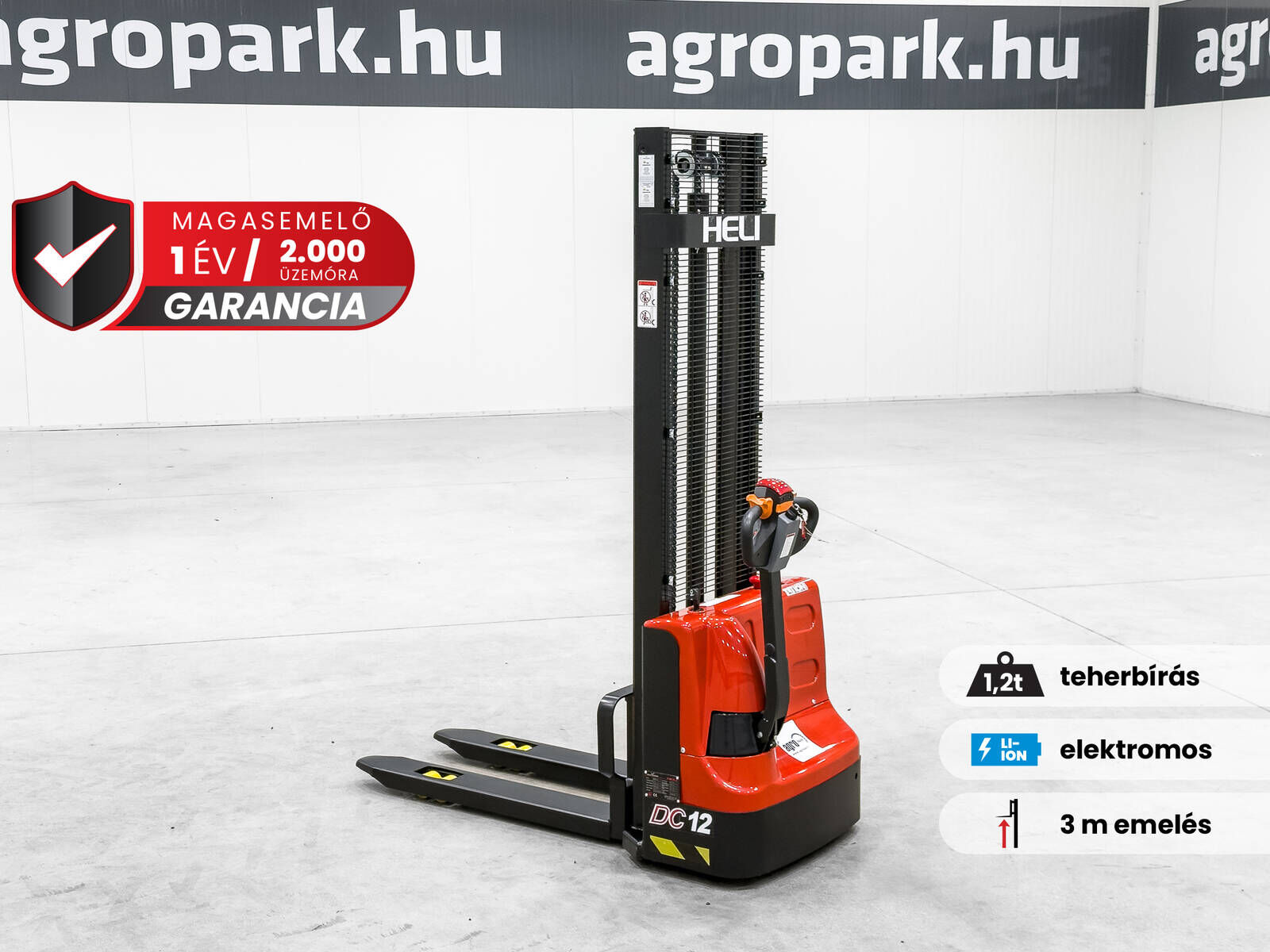 Heli CDD12J-LI 1,2 Tonnen Li-Ionen-Elektro-Geh-Hochhu 1