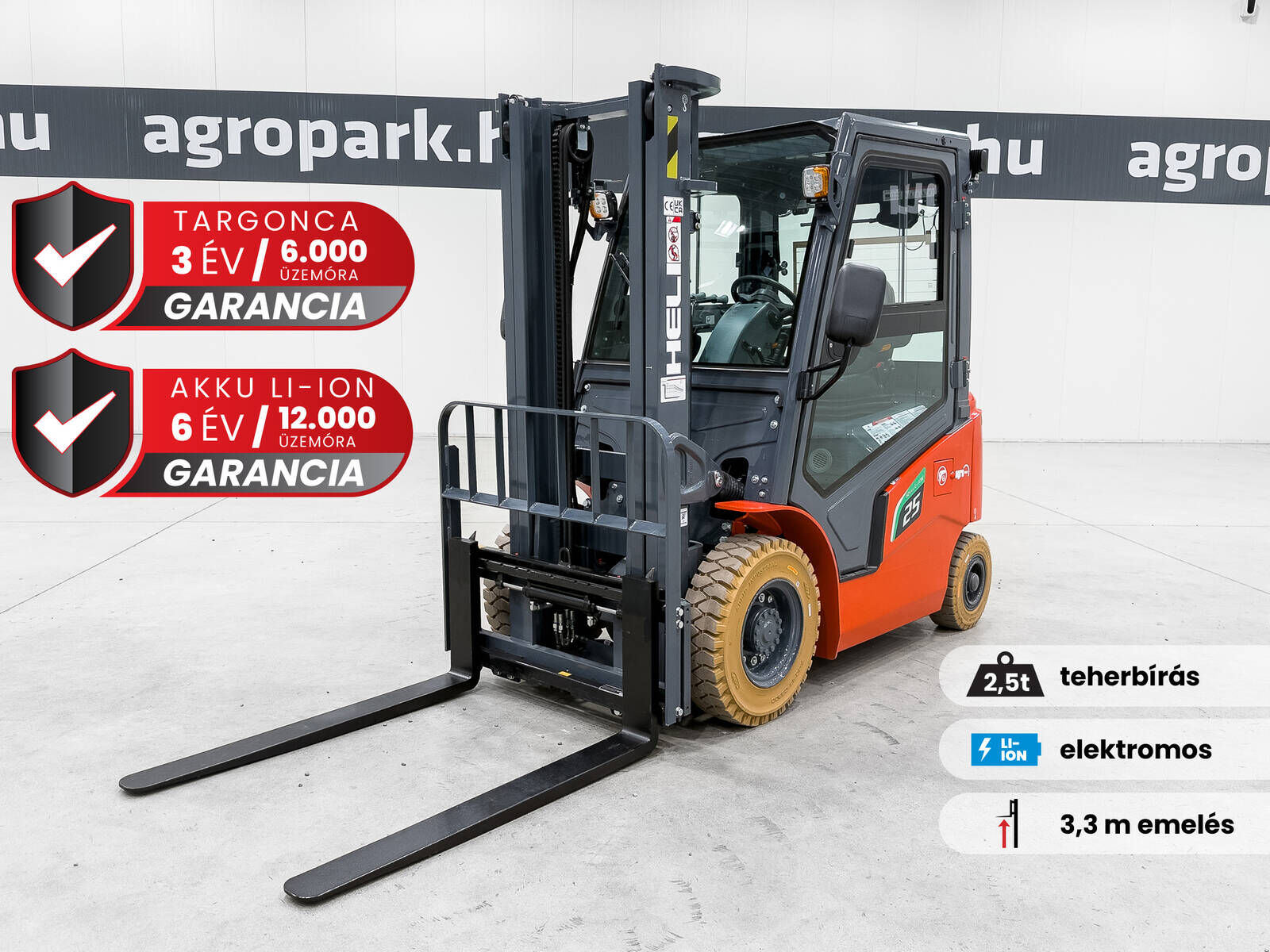 Heli CPD25-GC6LI-S G2-S 2,5 Tonnen Li-Ionen-Elektrost 1