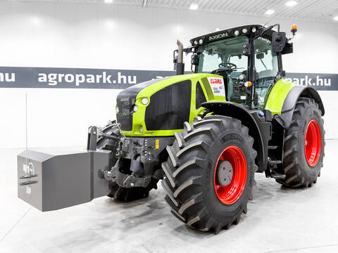 Claas Axion 930 CMATIC 50 km/h front axle suspension, 