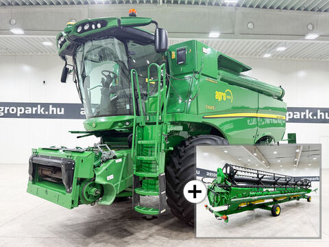 John Deere S685i Hillmaster rotary, 9,15 m 630PF belt heade