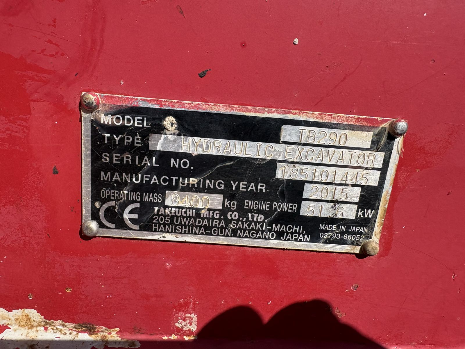 Takeuchi TB 290 3